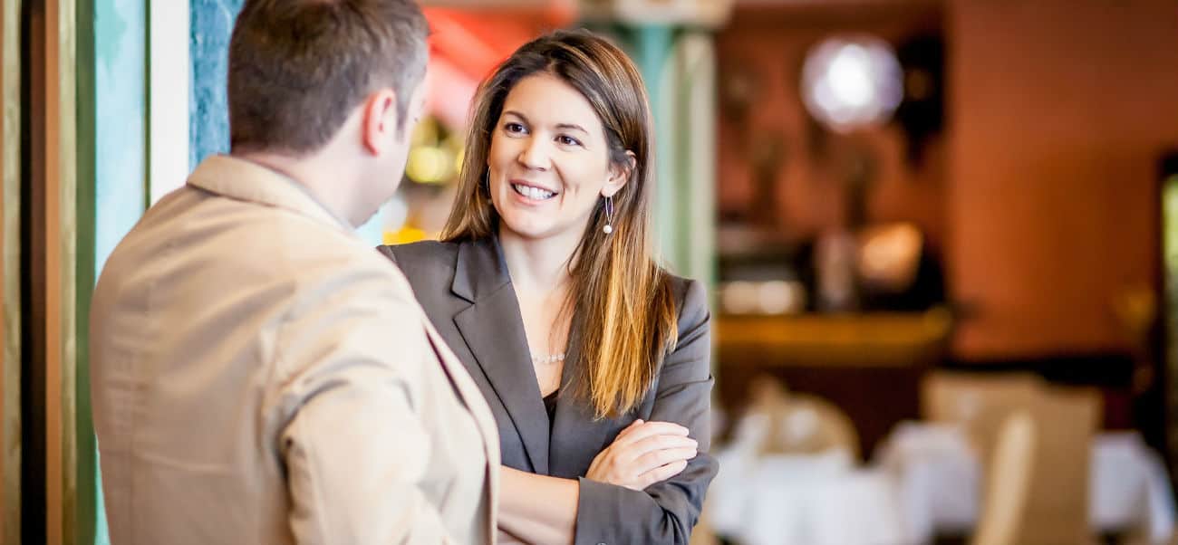 man and women business