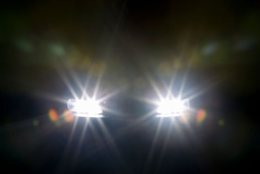 car headlights