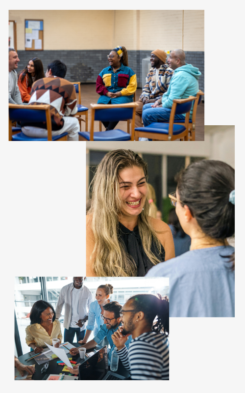 Community engagement montage